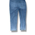 Good American  Denim Utility Jumpsuit Short Sleeve Belted Light Wash Size 6 Photo 6