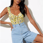 Motel Rocks  Sunflower pop crop top Photo 0