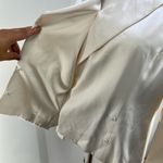 Talbots Vintage  Silk Satin Ivory Jacket Photo 5