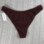 PacSun NWTS Storm Reid x Eco Brown Luna Scrunch High Cut Bikini Bottom Photo 5