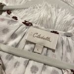 Cleobella  Blakely Floral Long Sleeve Midi Dress in White Brown Large Photo 8