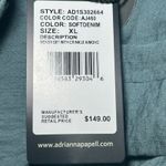 Adrianna Papell NWT‎  XL Blue Woven Crinkle Kimono Pant Set High Rise Lounge Set Photo 3