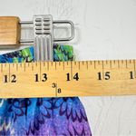 Vintage 90s Jane Ashley Purple Blue Green Tiered Maxi Skirt Womens S Festival Photo 8