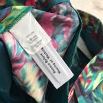 J.Crew NWT  Collection Watercolor 100% Silk Shorts green sz 6 Photo 8