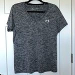Under Armour UA - Grey Heathered Loose V-Neck Tee Photo 0