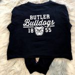 Original League  navy cropped long sleeve butler bulldogs shirt size small Photo 1