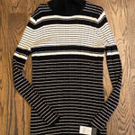 NWT Mossimo Black and White Sweater Long Sleeve Top Size XL Photo 0