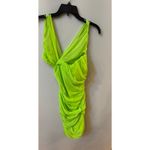 House Of CB  Adrie Neon Green Mini Dress - Size XS Photo 2