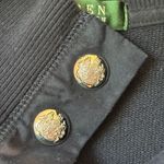 Ralph Lauren Lauren  Cotton Knit Sweater Cardigan Coastal Grandma Large Navy Photo 3