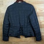 Laura Jo Size Medium Long Sleeve Puff Style Brown Jacket Waist Cincher Photo 2