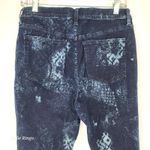 Free People  Dark Acid Wash Skinny Jeans Blue W31 Photo 5