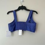 l*space L* Purple Tie Summer Beach Bow Top Photo 5