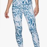 Rbx Active RBX high waist butter soft teal and white tie dye active leggings size large Photo 3