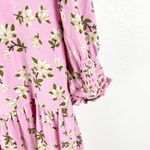 Draper James Lee Ann Magnolia Pink Floral Ruffle Knit Dress, Size XL Photo 6