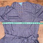 Draper James  Embroidered Dot Chambray Wrap Top Photo 4