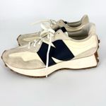 New Balance 327 Cream and Navy Sneakers Size 8 Photo 1