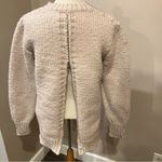 Elan  Creamy Chunky Knit Long Sleeve Sweater w/Back Zipper Detail Women’s Medium Photo 3