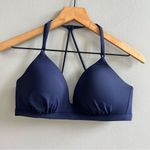 Athleta Navy Prism Back Bikini Top Swimsuit Size Large Photo 3