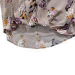 Millibon cross front pale pink floral long sleeve v Photo 5