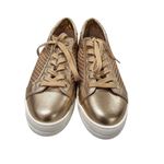 Steven By Steve Madden Steve Madden Napa Platform Sneaker Shoes Casual Leather Comfort 8.5M Rose Gold Photo 8