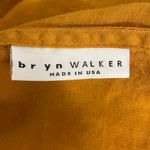 Bryn Walker  Nada Tunic Goldfinch Lagenlook Linen Mustard Yellow Plus Size 3X Art Photo 4