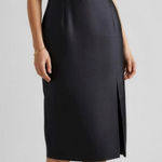 Anthropologie HUTCH x Slim Bow-Back Midi Dress, Black, 6 (US) Photo 0