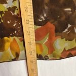 Vtg Think Tank Womens Silk Suede Wrap Skirt Belted Brown Earthy Retro Artsy Sz 8 Photo 4