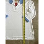 Sport Haley Sz. XXL NWT Women’s White Golf Polo Blue Collar Stretch Athletic Photo 3
