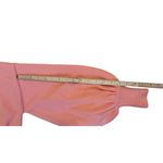 Seka Art Women's Pink Floral Crop Cardigan with Bishop Sleeves M Photo 6