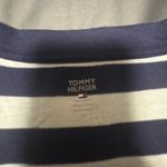 Tommy Hilfiger Y2K  Navy and White Striped Shirt Photo 3