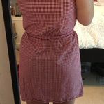 Merona red gingham dress Photo 1