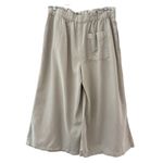 Anthropologie Pilcro High-Rise Cropped Paperbag Cream Size Medium Photo 4