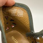 Musse & Cloud Musse &‎ Cloud Athena Leather Gray Laser Cutout Ankle Booties Size 7 Photo 6