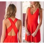 Sézane | Sezane | Robe Alya Dress in Coral/Red | Sz 36/4 Photo 1