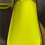 Michael Kors Neon Yellow Selma Saffiano Leather Mini Messenger Bag Crossbody Photo 8