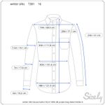 winter silks blouse button front silk purple long sleeve hidden button front Size 16 Photo 1