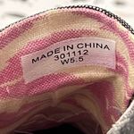 Toms  Espadrille Wedge Ankle Booties Fabric Lace Up Blue Combo 5.5 Photo 8