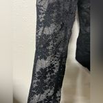 Lulus New with Tags Black Lace Bodysuit Long Sleeve Plunging Neckline Intimate Photo 4