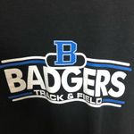 Gildan Black Bennington Badgers Track & Field crewneck sweatshirt unisex size small Photo 1