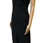 Jump  Apparel Black Semi Formal Lined Spaghetti Strap Vtg Midi Dress Juniors 9 Photo 1
