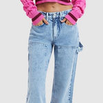 Good American Women's Good 90s High Rise Loose Fit Surplus Jean in Indigo Photo 0