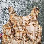 Tommy Bahama  Gold Paisley Print Dress Photo 3