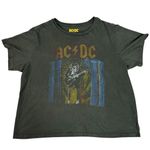Lucky Brand  AC/DC Studded Cotton Boyfriend Graphic Band Tee T-Shirt XXL Retro Photo 4