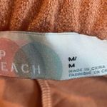Free People  Beach Orange Terry Cloth Mini Skort Skirt with Shirts Size Medium Photo 8