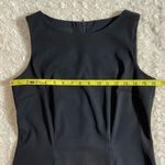 AB Studio Classic Solid Black High Neck Dress Size 8 Photo 9