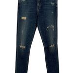 AGOLDE  Sophie High Rise Skinny Size 28 Denim Jeans Blue Distressed 90's Retro Photo 14