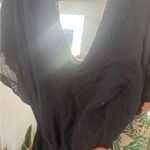 Eberjay Eberjey Black Lace Swim Coverup Photo 4