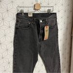Levi's Levi’s 501 Gray Wash Crop Scallop Hem Jeans Photo 3