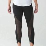 Lululemon  Run With The Sun Tight
Black / Pretty Lace Deep Coal Black Size 4 Photo 0