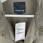 TROUVÉ Military Style Utility Button Up XS NWT Photo 3